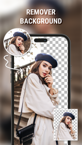 اسکرین شات 1 برنامه Remover bg - Photo Editor