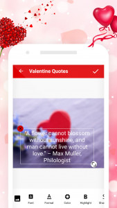 اسکرین شات برنامه Valentine's Day Gif Images 4
