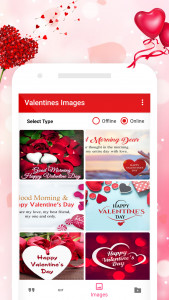 اسکرین شات برنامه Valentine's Day Gif Images 3