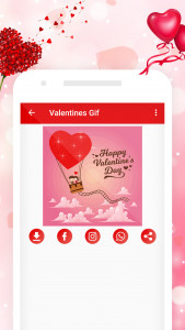اسکرین شات برنامه Valentine's Day Gif Images 5
