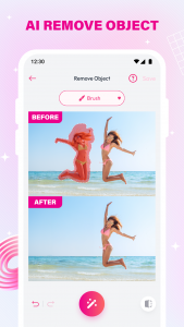 اسکرین شات 2 برنامه Genie: AI Enhancer & Remover