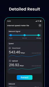 اسکرین شات برنامه Internet Speed Meter 3