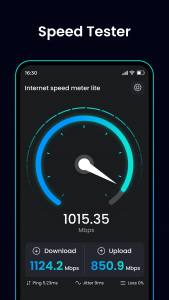 اسکرین شات برنامه Internet Speed Meter 2