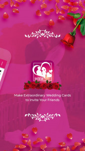 اسکرین شات برنامه Wedding Invitation Card Maker 3