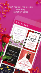 اسکرین شات برنامه Wedding Invitation Card Maker 2