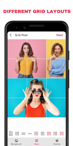 اسکرین شات برنامه Grid Post - Photo Grid Maker 4