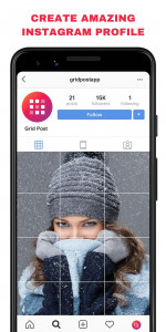 اسکرین شات 3 برنامه Grid Post - Photo Grid Maker