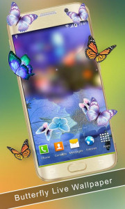 اسکرین شات 4 برنامه Butterfly Live Wallpaper 2023