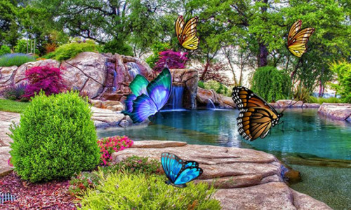 اسکرین شات 5 برنامه Butterfly Live Wallpaper 2023