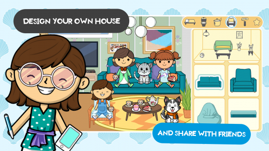 اسکرین شات 1 بازی Lila's World:Create Play Learn