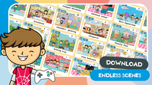 اسکرین شات 2 بازی Lila's World:Create Play Learn