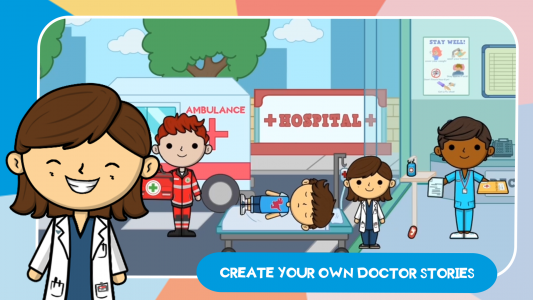 اسکرین شات 1 بازی Lila's World:Dr Hospital Games