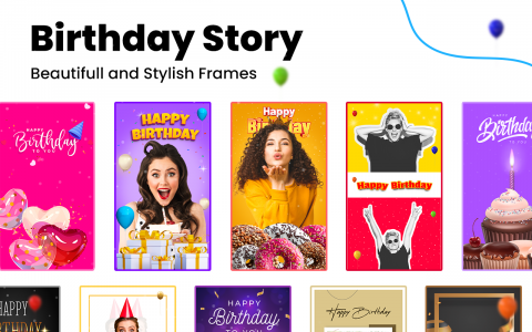 اسکرین شات 2 برنامه Name On Cake Video Maker