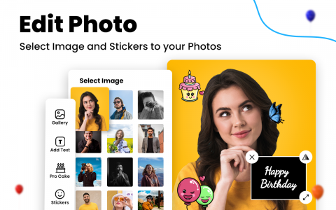 اسکرین شات 3 برنامه Name On Cake Video Maker