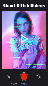 اسکرین شات برنامه Glitch Photo Editor - Glitch V 1