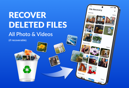اسکرین شات 1 برنامه Photo & Video Recovery