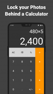 اسکرین شات برنامه Secret Calculator Lock Vault 1