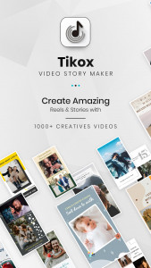 اسکرین شات برنامه Tikox Video Story Maker 1