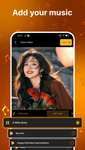 اسکرین شات 3 برنامه Photo Video Maker Music Song