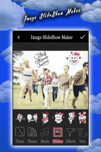 اسکرین شات برنامه photo editor with music 2