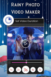 اسکرین شات برنامه Rainy Photo Video Movie Maker 2