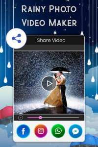 اسکرین شات برنامه Rainy Photo Video Movie Maker 5