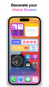 اسکرین شات 3 برنامه Color Widget App - i Widgets