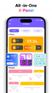 اسکرین شات 1 برنامه Color Widget App - i Widgets