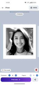 اسکرین شات 2 برنامه Fun Printer–mini cat print app