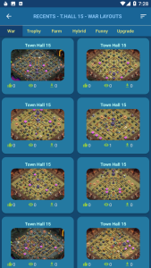 اسکرین شات 1 برنامه Maps for Clash of Clans: 2025