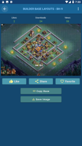 اسکرین شات 6 برنامه Clash of Maps 2025:CoC Layouts