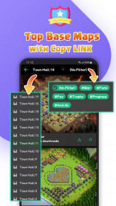 اسکرین شات 3 برنامه Clashtasia - Base Layout link