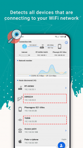 اسکرین شات برنامه Who Uses My WiFi - Net Scanner 1