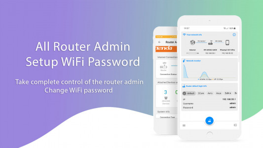 اسکرین شات برنامه All Router Admin - Setup WiFi 1