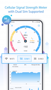 اسکرین شات برنامه Net Signal: WiFi & 5G Meter 3