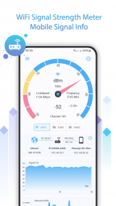 اسکرین شات برنامه Net Signal: WiFi & 5G Meter 2