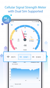 اسکرین شات برنامه Net Signal: WiFi & 5G Meter 2