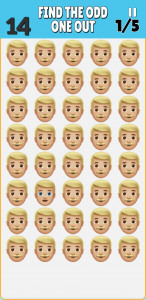 اسکرین شات بازی Find The Odd One Emoji Puzzle 1