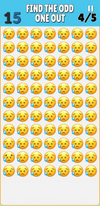 اسکرین شات بازی Find The Odd One Emoji Puzzle 3