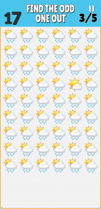 اسکرین شات 4 بازی Find The Odd One Emoji Puzzle