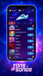 اسکرین شات 1 بازی Beat Rush: Cyber Neon Rhythm