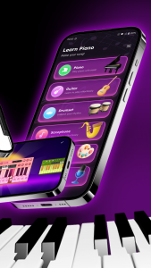 اسکرین شات 2 برنامه Piano Learn - Tutor & Course