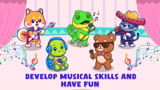 اسکرین شات 2 بازی Musical Toy Piano and Songs