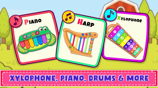 اسکرین شات 5 بازی Musical Toy Piano and Songs