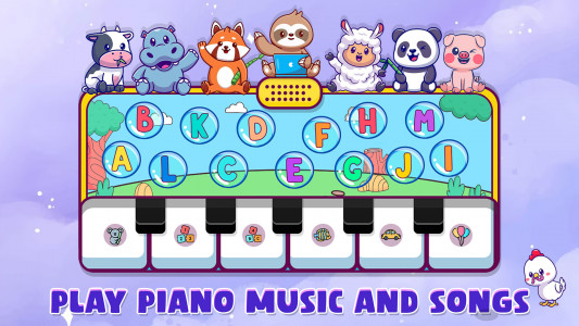 اسکرین شات بازی Musical Toy Piano and Songs 1