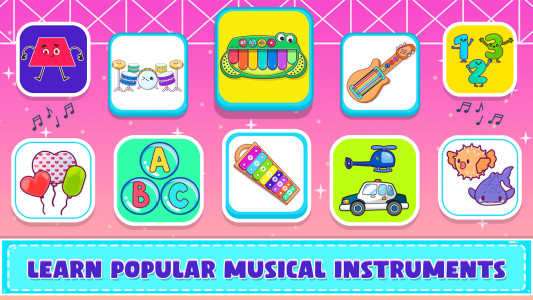 اسکرین شات بازی Musical Toy Piano and Songs 6