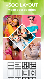 اسکرین شات برنامه Collage Maker - Grid & Frames 1