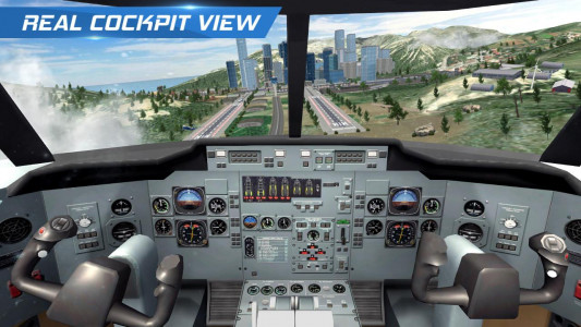 اسکرین شات بازی Airplane Flight Pilot 1
