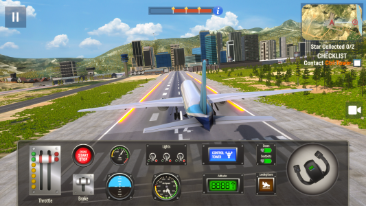 اسکرین شات بازی Airplane Pro: Flight Simulator 4