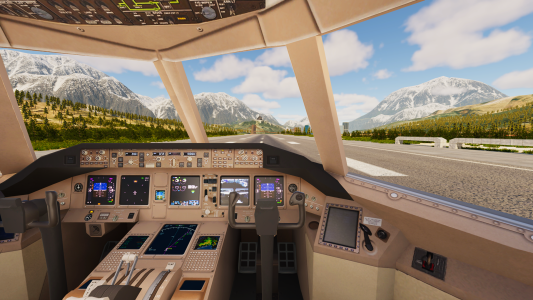 اسکرین شات بازی Airplane Pro: Flight Simulator 3